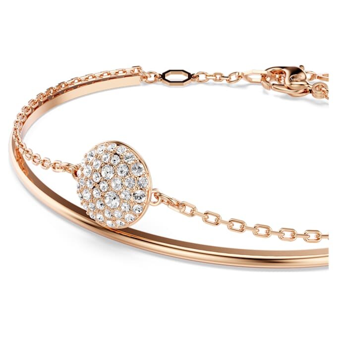 Sublima armring, hvid, rosaguldbelagt Sublima armring, hvid, rosaguldbelagt