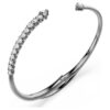 Sublima armring, hvid, rutheniumbelagt Sublima armring, hvid, rutheniumbelagt