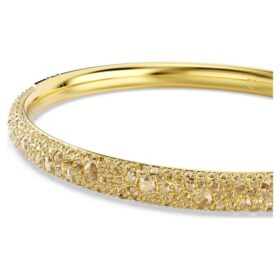 Sublima armring Snow Pavé, guldfarvet, forgyldt