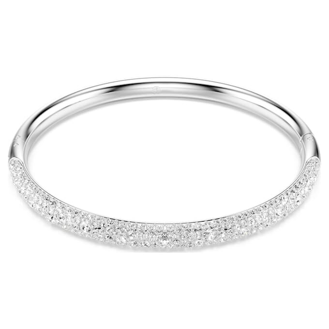 Sublima armring Snow Pavé, hvid, rhodineret Sublima armring Snow Pavé, hvid, rhodineret