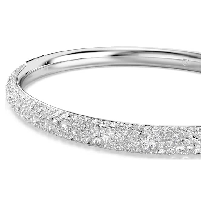 Sublima armring Snow Pavé, hvid, rhodineret Sublima armring Snow Pavé, hvid, rhodineret