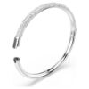 Sublima armring Snow Pavé, hvid, rhodineret Sublima armring Snow Pavé, hvid, rhodineret