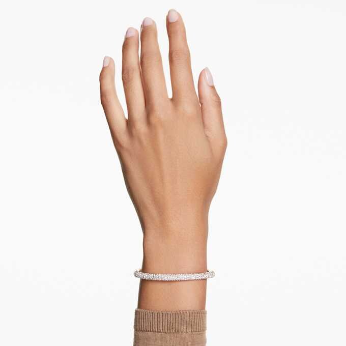 Sublima armring Snow Pavé, hvid, rosaguldbelagt Sublima armring Snow Pavé, hvid, rosaguldbelagt