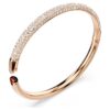 Sublima armring Snow Pavé, hvid, rosaguldbelagt Sublima armring Snow Pavé, hvid, rosaguldbelagt