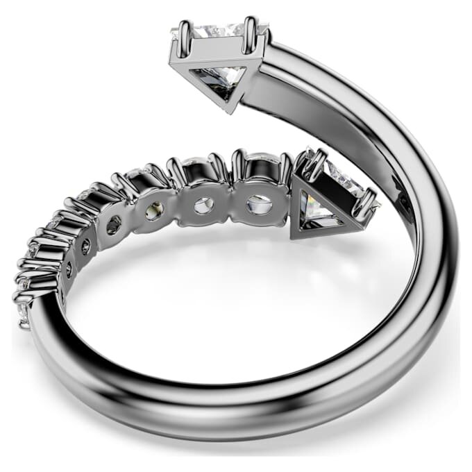 Sublima åben ring med blandede slibninger, hvid, rutheniumbelagt Sublima åben ring med blandede slibninger, hvid, rutheniumbelagt
