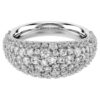 Sublima-ring, hvid, rhodineret Sublima-ring, hvid, rhodineret