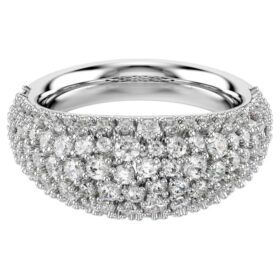 Sublima-ring, hvid, rhodineret Sublima-ring, hvid, rhodineret