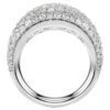 Sublima-ring, hvid, rhodineret Sublima-ring, hvid, rhodineret