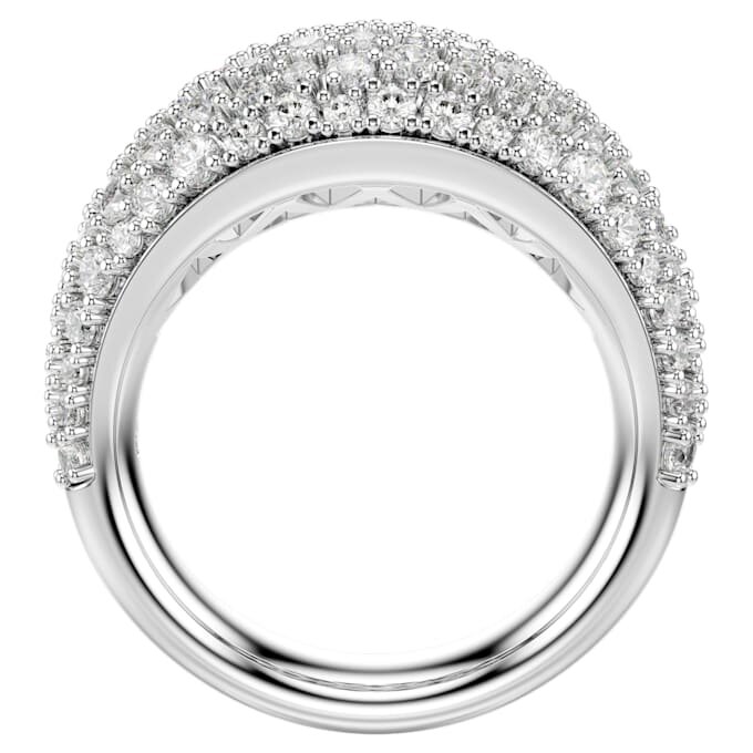 Sublima-ring, hvid, rhodineret Sublima-ring, hvid, rhodineret