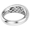 Sublima-ring, hvid, rhodineret Sublima-ring, hvid, rhodineret