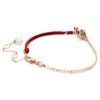 Symbolica-armbånd med krystalperle, pavé, hestesko, hvid, rosaguldbelagt Symbolica-armbånd med krystalperle, pavé, hestesko, hvid, rosaguldbelagt