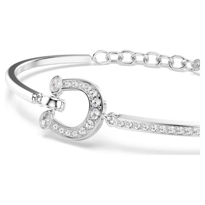 Symbolica armbånd Pavé, hestesko, hvid, rhodiumbelagt Symbolica armbånd Pavé, hestesko, hvid, rhodiumbelagt