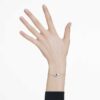 Symbolica armring med det onde øje, blå, forgyldt Symbolica armring med det onde øje, blå, forgyldt
