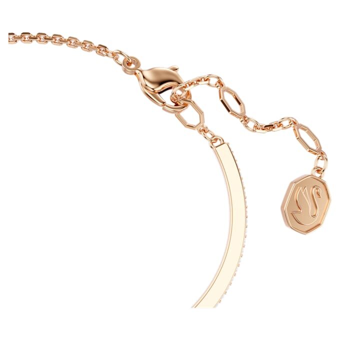 Symbolica armring med pavé, hestesko, hvid, rosaguldbelagt Symbolica armring med pavé, hestesko, hvid, rosaguldbelagt