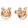Symbolica øreringe med krystalperle, pavé, hestesko, hvid, rosaguldbelagt Symbolica øreringe med krystalperle, pavé, hestesko, hvid, rosaguldbelagt