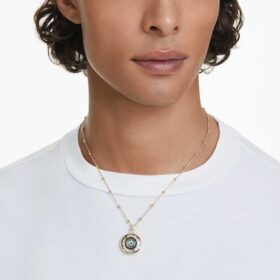 Symbolica-vedhæng Evil Eye, medium, flerfarvet, forgyldt Symbolica-vedhæng Evil Eye, medium, flerfarvet, forgyldt