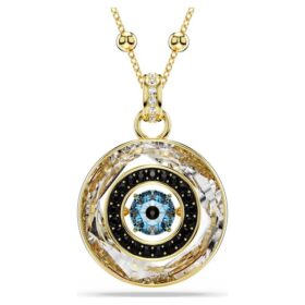 Symbolica-vedhæng Evil Eye, medium, flerfarvet, forgyldt Symbolica-vedhæng Evil Eye, medium, flerfarvet, forgyldt