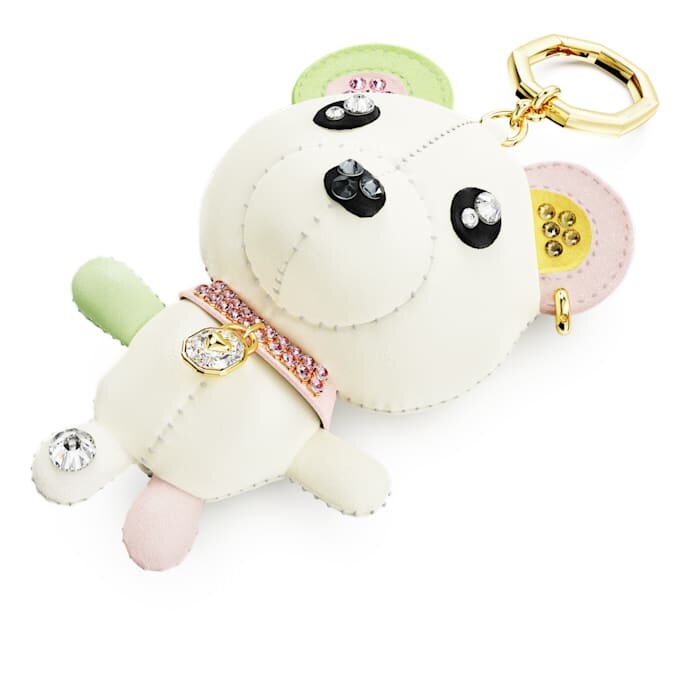 Teddy-taskecharm, bjørn, flerfarvet, forgyldt Teddy-taskecharm, bjørn, flerfarvet, forgyldt