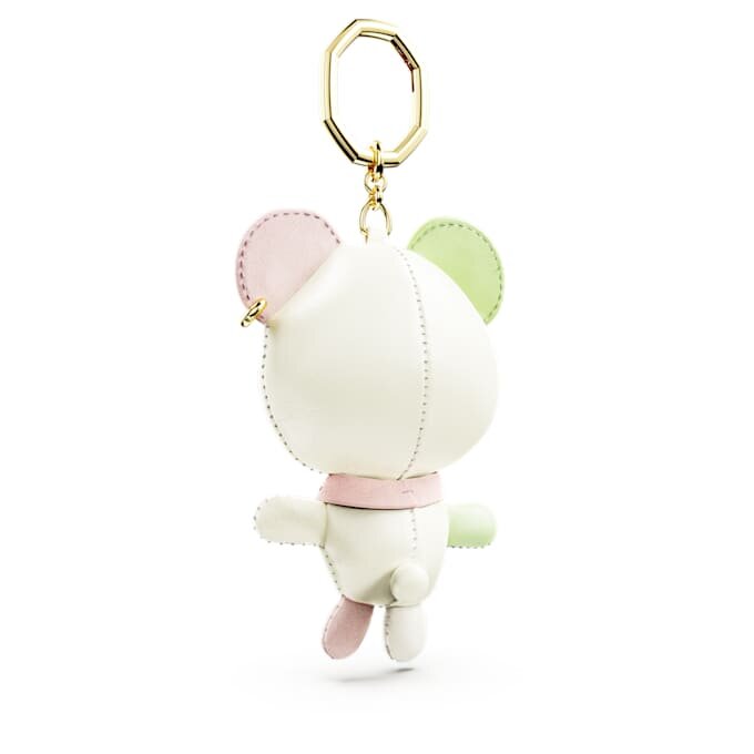 Teddy-taskecharm, bjørn, flerfarvet, forgyldt Teddy-taskecharm, bjørn, flerfarvet, forgyldt