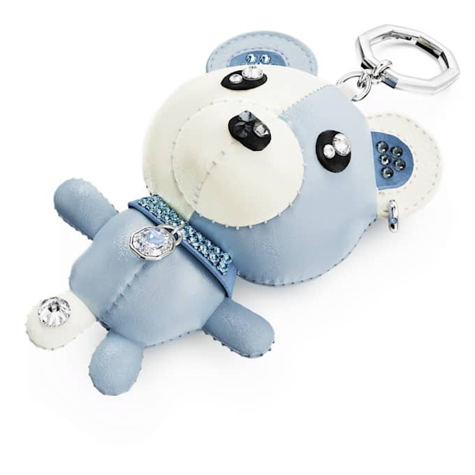 Teddy-taskevedhæng, bjørn, blå, rhodiumbelagt Teddy-taskevedhæng, bjørn, blå, rhodiumbelagt