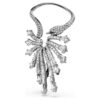 The Vienna Collection Ear Cuff Swan, hvid, rutheniumbelagt The Vienna Collection Ear Cuff Swan, hvid, rutheniumbelagt
