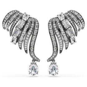 The Vienna Collection ørecuffs Feather, hvid, rutheniumbelagt The Vienna Collection ørecuffs Feather, hvid, rutheniumbelagt