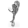 The Vienna Collection ørecuffs Feather, hvid, rutheniumbelagt The Vienna Collection ørecuffs Feather, hvid, rutheniumbelagt
