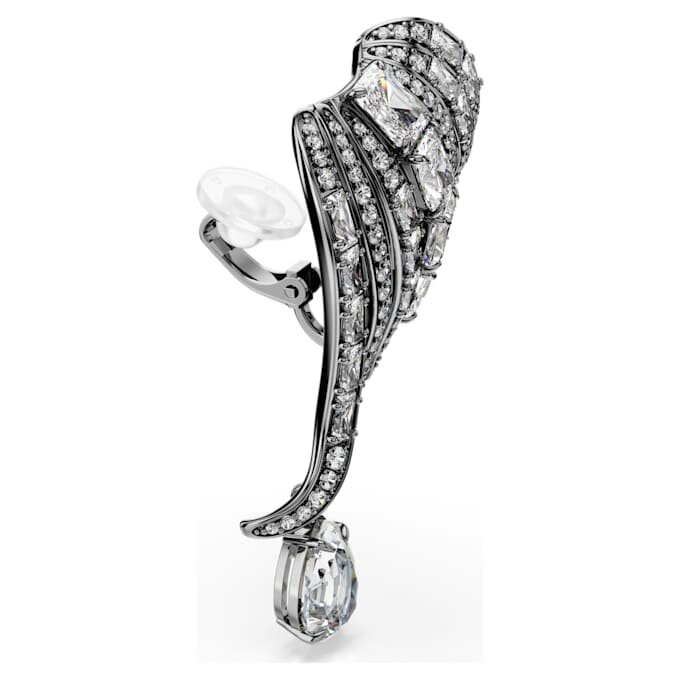 The Vienna Collection ørecuffs Feather, hvid, rutheniumbelagt The Vienna Collection ørecuffs Feather, hvid, rutheniumbelagt