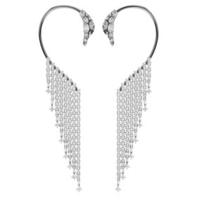 The Vienna Collection ørecuffs Swan, hvid, rutheniumbelagt The Vienna Collection ørecuffs Swan, hvid, rutheniumbelagt