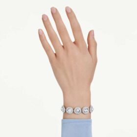 Una Angelic armbånd, hvidt, rhodiumbelagt Una Angelic armbånd, hvidt, rhodiumbelagt