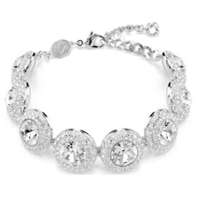 Una Angelic armbånd, hvidt, rhodiumbelagt Una Angelic armbånd, hvidt, rhodiumbelagt