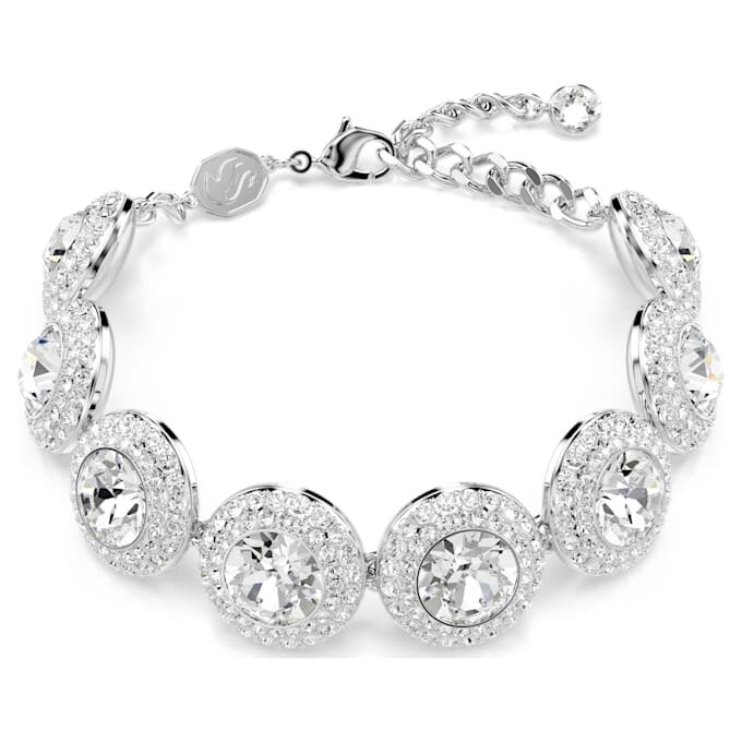 Una Angelic armbånd, hvidt, rhodiumbelagt Una Angelic armbånd, hvidt, rhodiumbelagt