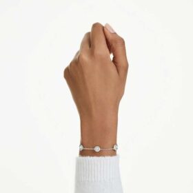 Una Angelic-armbånd med runde, dobbeltsidede motiver, hvidt, rhodiumbelagt Una Angelic-armbånd med runde, dobbeltsidede motiver, hvidt, rhodiumbelagt