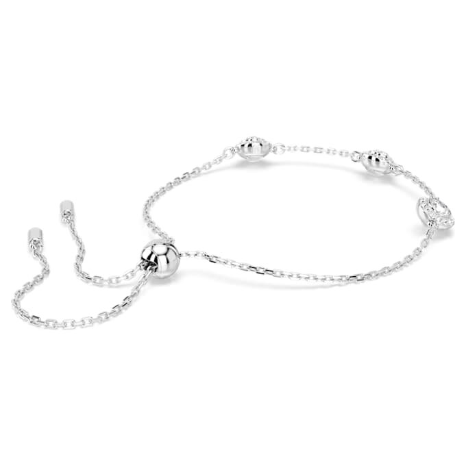 Una Angelic-armbånd med runde, dobbeltsidede motiver, hvidt, rhodiumbelagt Una Angelic-armbånd med runde, dobbeltsidede motiver, hvidt, rhodiumbelagt