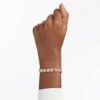 Una Angelic-armbånd, rundslibet, pavé, medium, hvid, rosaguldbelagt Una Angelic-armbånd, rundslibet, pavé, medium, hvid, rosaguldbelagt