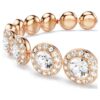 Una Angelic-armbånd, rundslibet, pavé, medium, hvid, rosaguldbelagt Una Angelic-armbånd, rundslibet, pavé, medium, hvid, rosaguldbelagt
