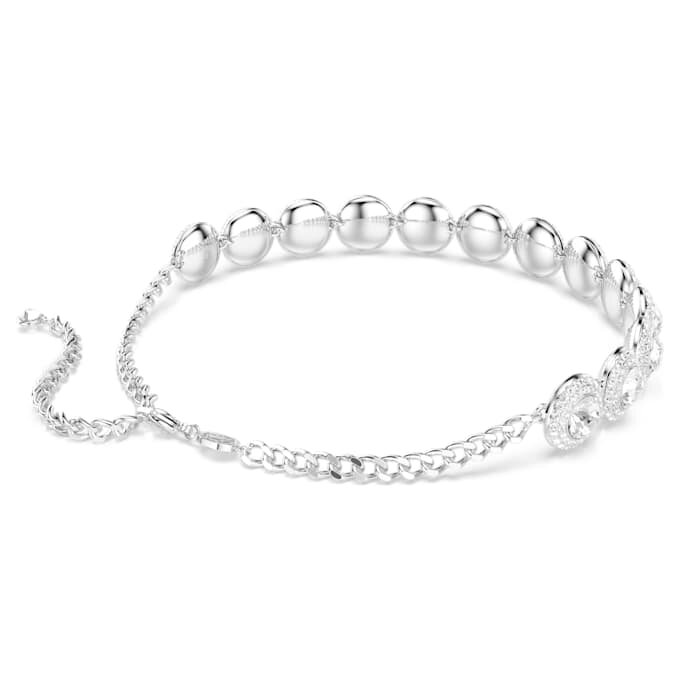 Una Angelic Choker, hvid, rhodineret Una Angelic Choker, hvid, rhodineret