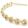 Una Angelic Choker, rundslibet, karamel, guldbelagt Una Angelic Choker, rundslibet, karamel, guldbelagt