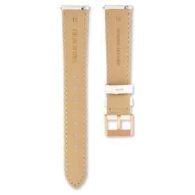 Urrem 16 mm (0,63″) bred, læderrem, hvid Urrem 16 mm (0,63″) bred, læderrem, hvid