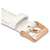Urrem 16 mm (0,63″) bred, læderrem, hvid Urrem 16 mm (0,63″) bred, læderrem, hvid