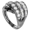 Vienna Collection-ringerne Swan, hvid, rutheniumbelagt Vienna Collection-ringerne Swan, hvid, rutheniumbelagt