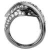 Vienna Collection-ringerne Swan, hvid, rutheniumbelagt Vienna Collection-ringerne Swan, hvid, rutheniumbelagt
