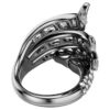 Vienna Collection-ringerne Swan, hvid, rutheniumbelagt Vienna Collection-ringerne Swan, hvid, rutheniumbelagt